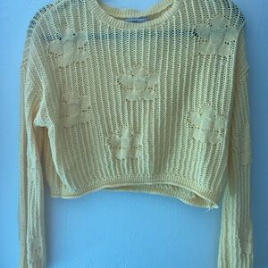 Sincerely Jules Light Yellow Knit Sweater